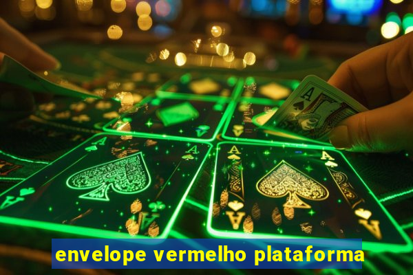 envelope vermelho plataforma